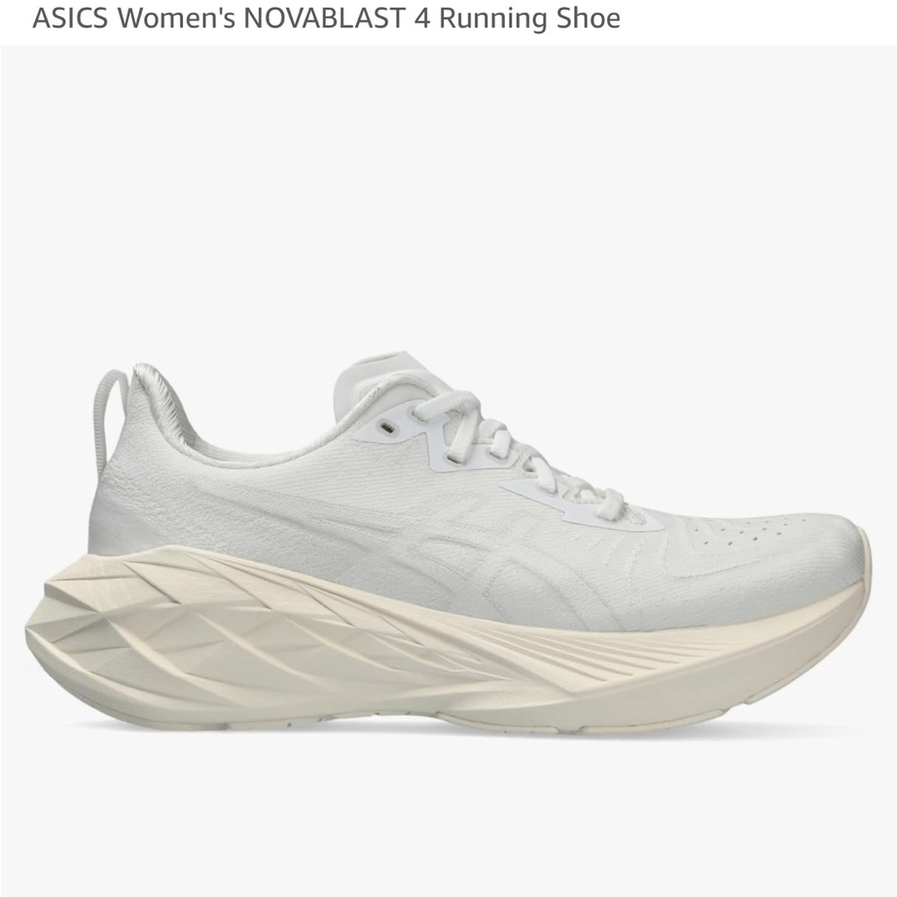 ASICS White Athletic Shoes with Cushioned Midsole